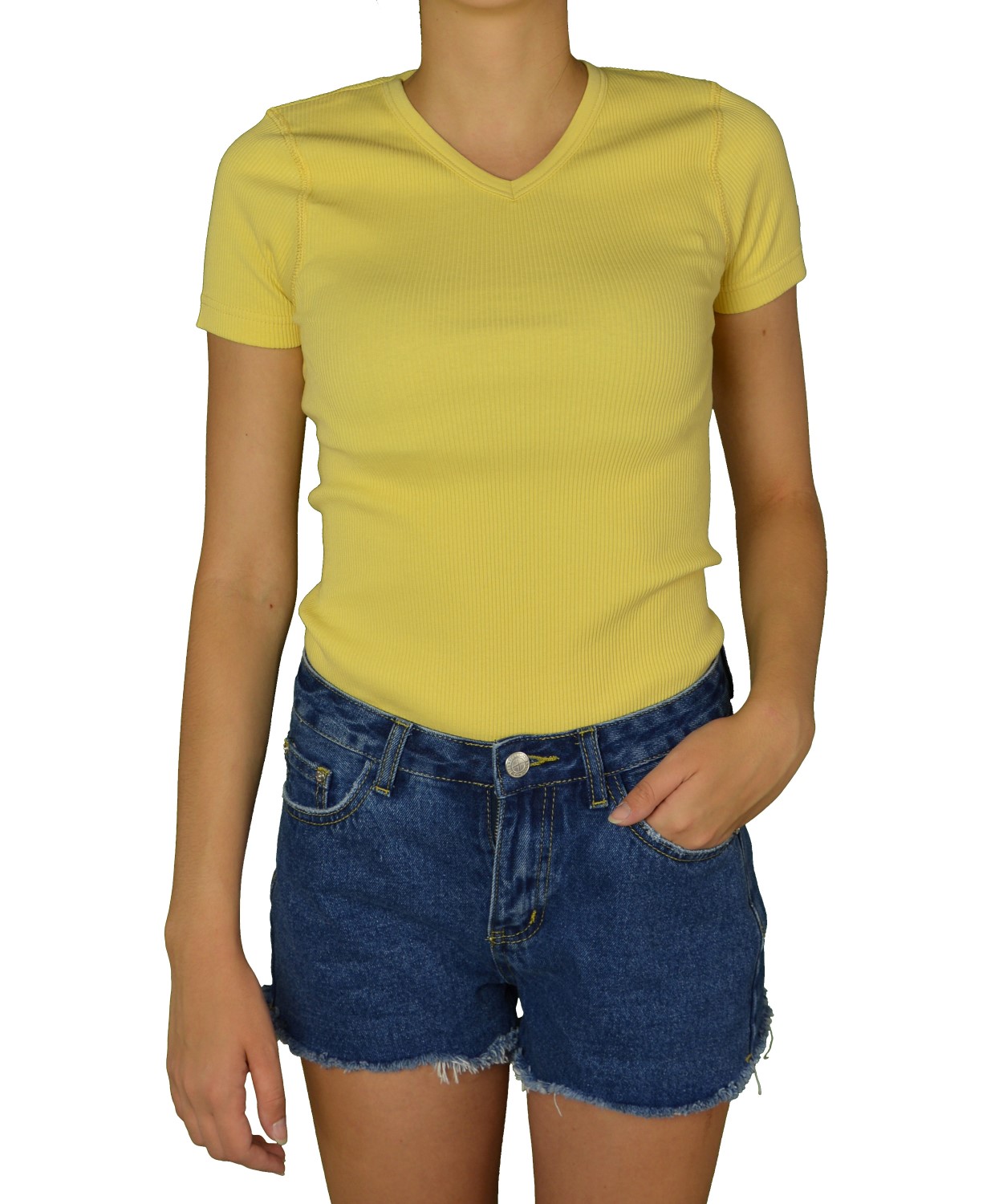 Γυναικεία κοντομάνικη μπλούζα Levis κίτρινο 404033570